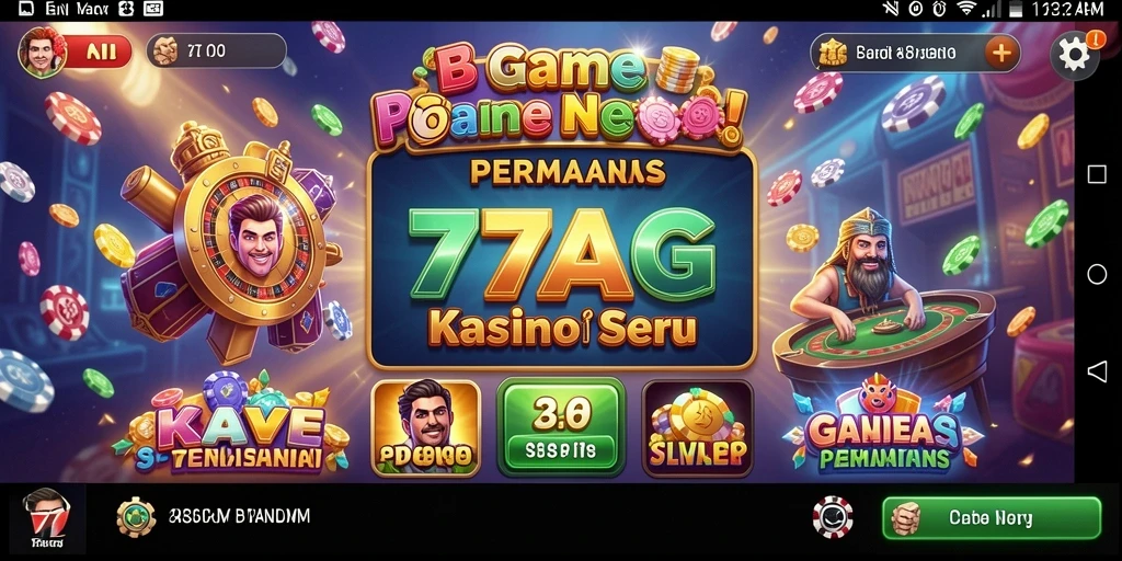 Gameplay seru dan mengasyikkan di aplikasi 77AG untuk permainan Kasino.