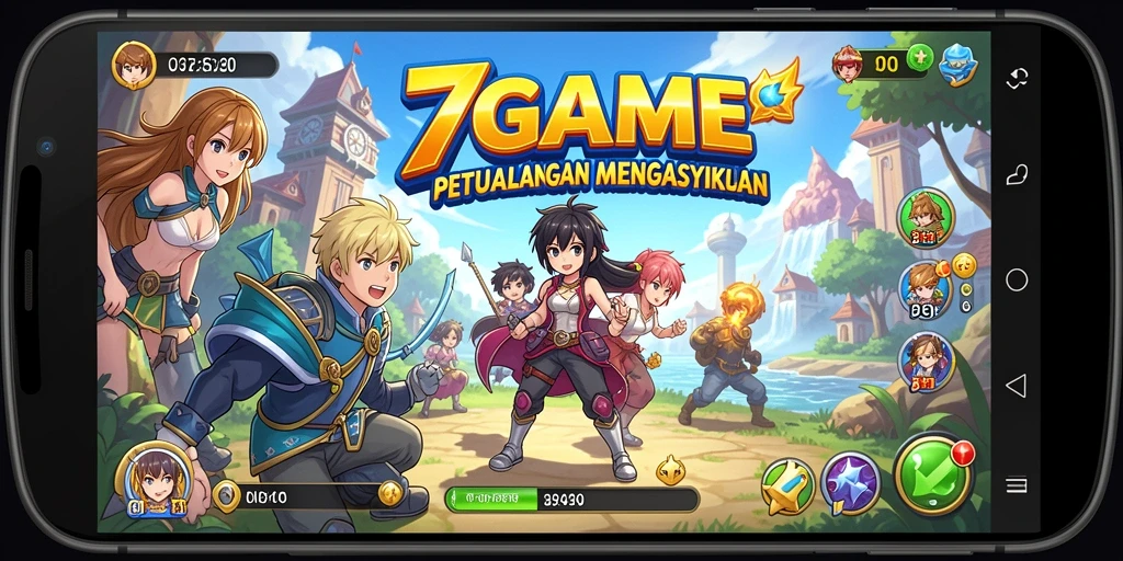 Tampilan gameplay 7GAME yang seru dan menakjubkan.