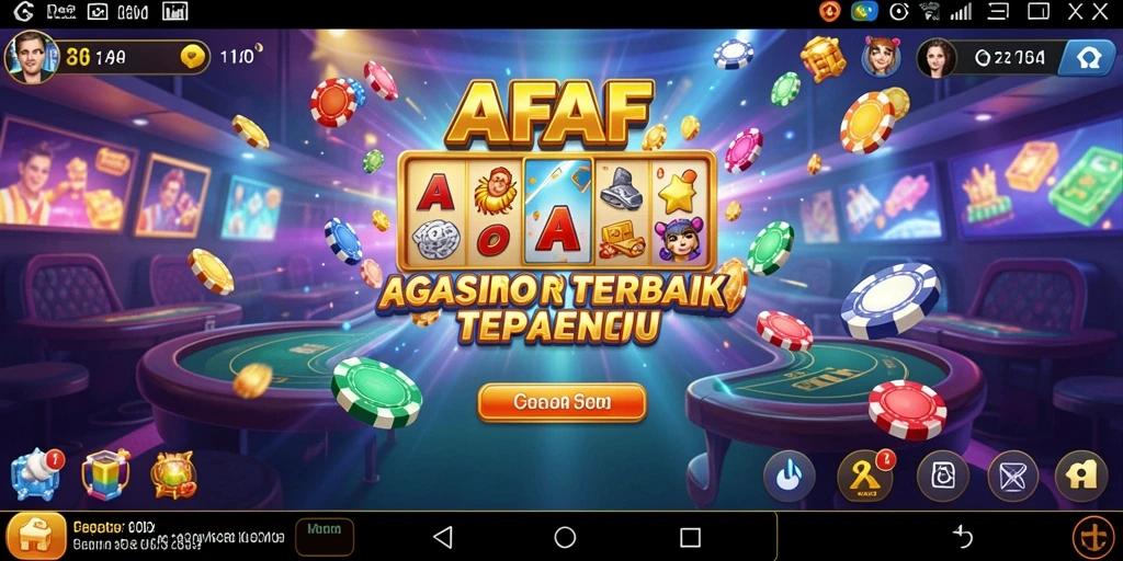 Tampilan gameplay AFAF yang seru dan menghibur dalam kasino virtual.