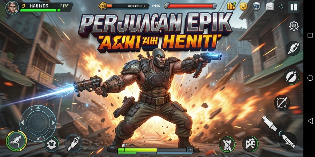 Tampilan gameplay API36 yang penuh aksi dan ketegangan.