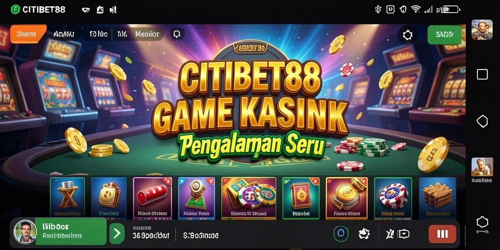 Tampilan seru gameplay Kasino di CITIBET88.