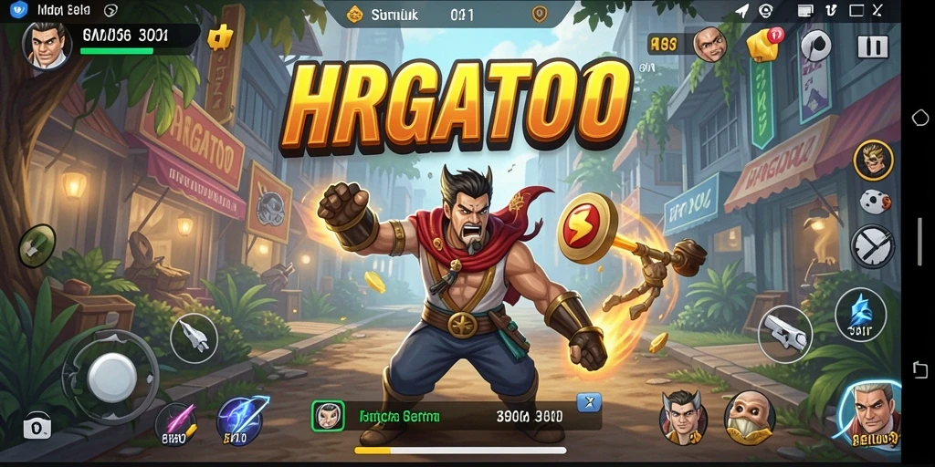 Gameplay HARGATOTO dengan tantangan menarik dan grafik indah.
