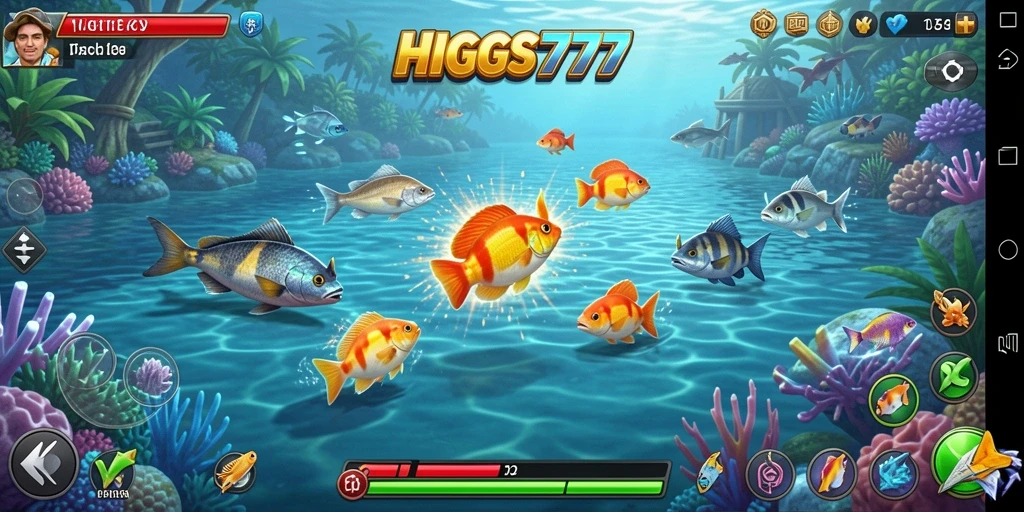 Tangkapan ikan besar dalam HIGGS777 yang penuh warna.