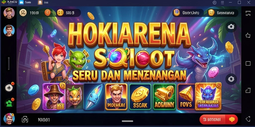 Tampilan menarik dari HOKIARENA dengan gameplay yang seru.