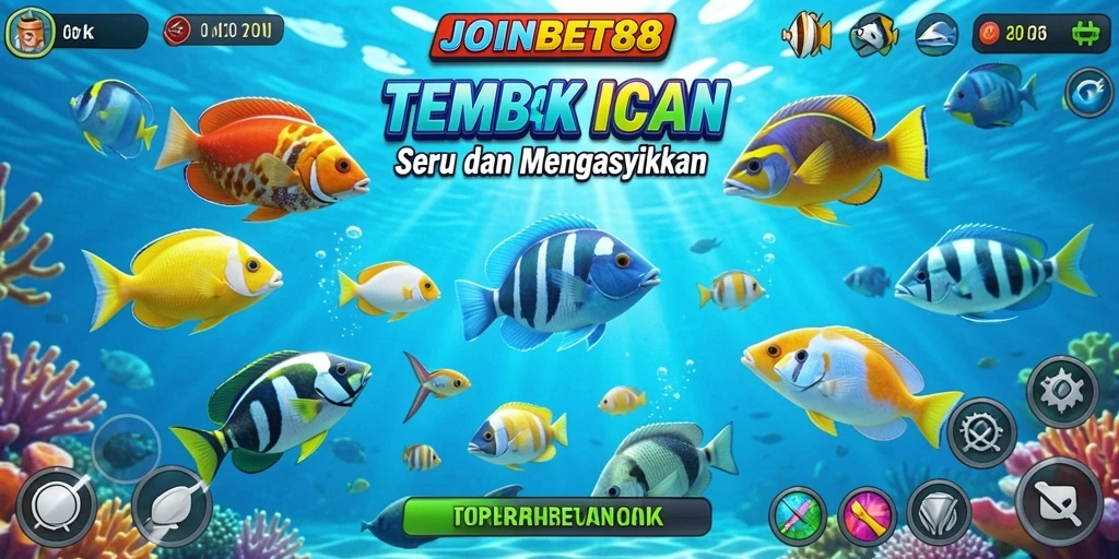 Screenshot gameplay menarik dari permainan Tembak Ikan.