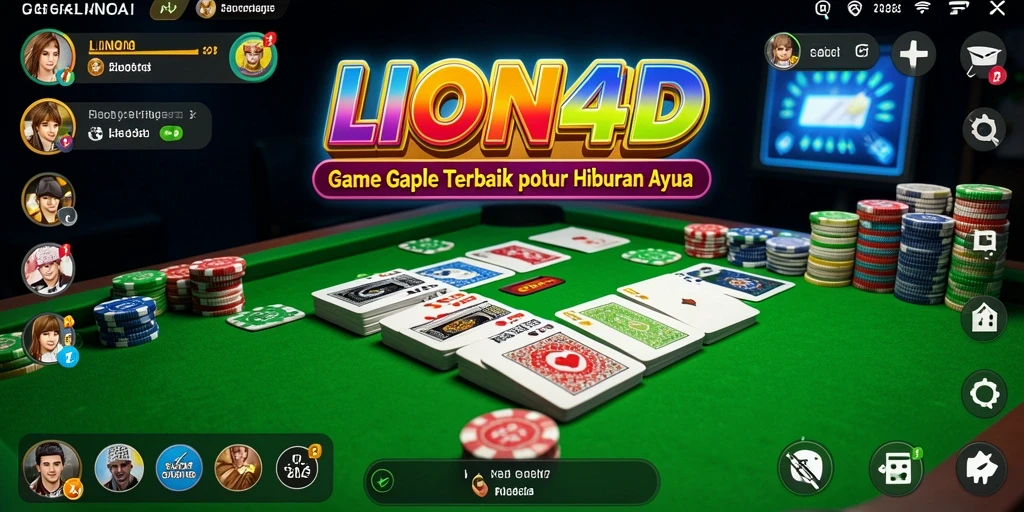 Tampilan gameplay seru LION4D dengan pemain yang aktif.