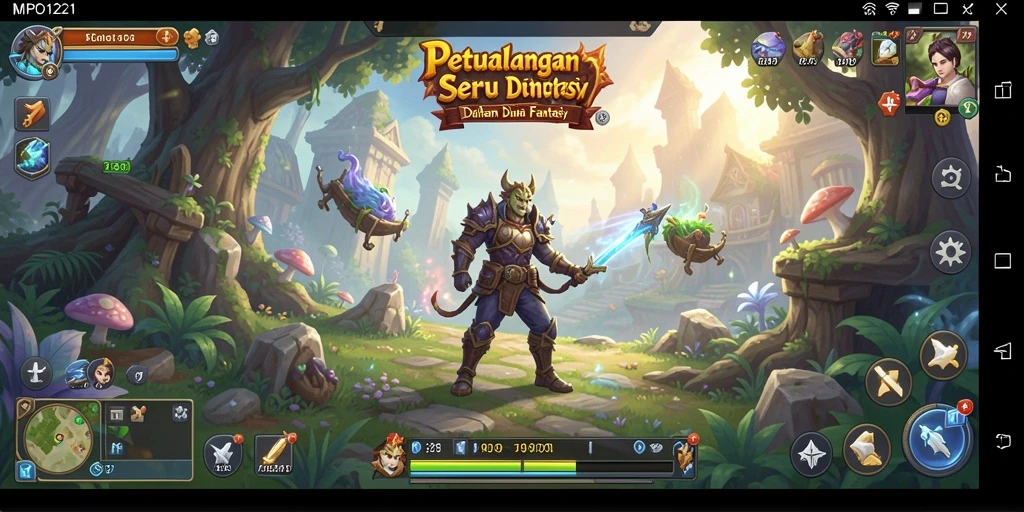 Tampilan gameplay seru dalam petualangan MPO1221.