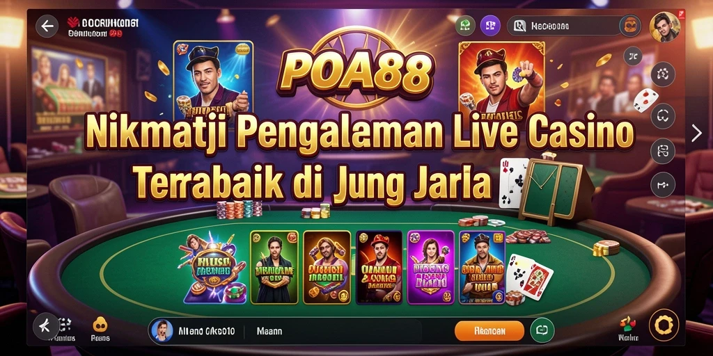 Tangkapan layar gameplay Live Casino POA88 yang menarik.
