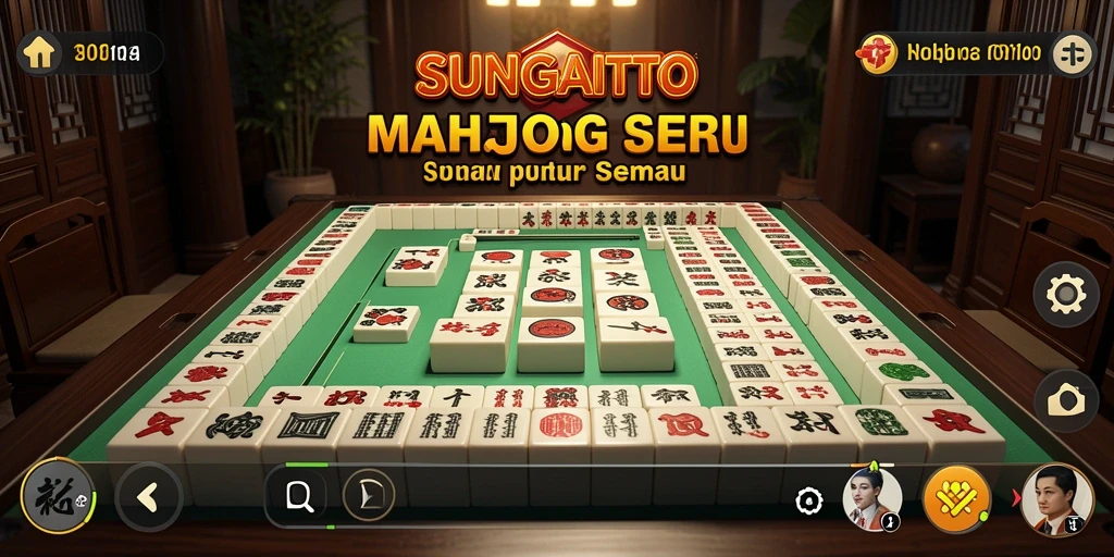 Tangkapan layar gameplay Mahjong yang menakjubkan di SUNGAITOTO.