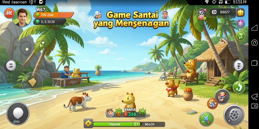 Gameplay menyenangkan dan seru dari W67 yang penuh warna.