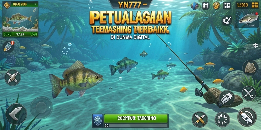 Gameplay menawan dalam YN777 dengan suasana memancing yang menenangkan.
