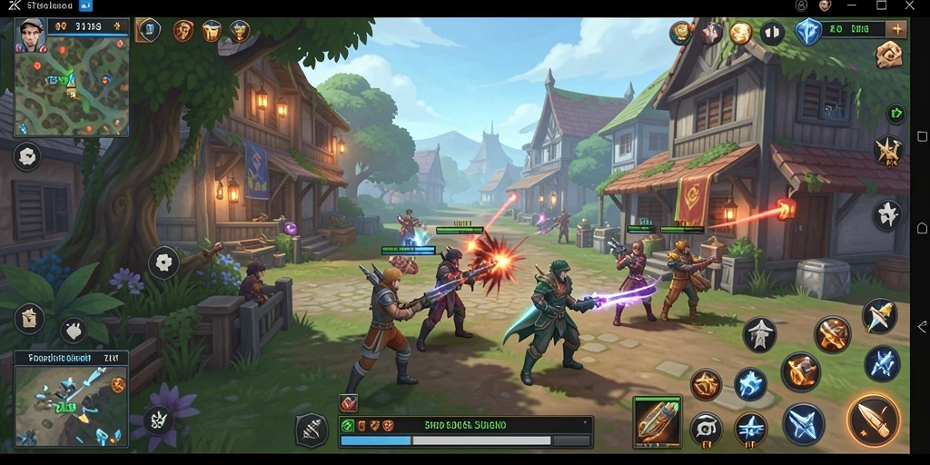 Tampilan gameplay ZK7 dengan strategi taktis yang mendalam.